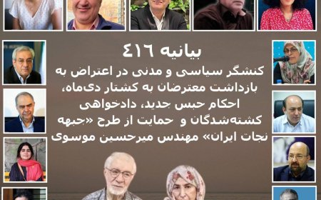 سه‌دان کەسایەتی و چالاکی سیاسیی داوای گواستنه‌وه‌ی دەسەڵاتی ئێران بۆ خەڵک دەکەن