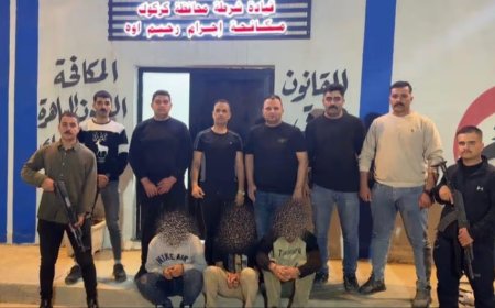 له‌ کەرکوک باندێكی دزینی ماتۆڕسكیل دەستگیركرا