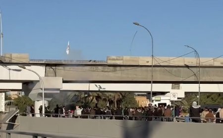 لایه‌نگرانی حه‌شدی شه‌عبی له‌ به‌غداد ده‌ستیان به‌ خۆپیشاندان كرد