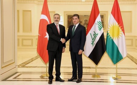 نێچیرڤان بارزانی وهاکان فیدان دۆخی ناوچه‌كه‌یان تاوتوێكرد