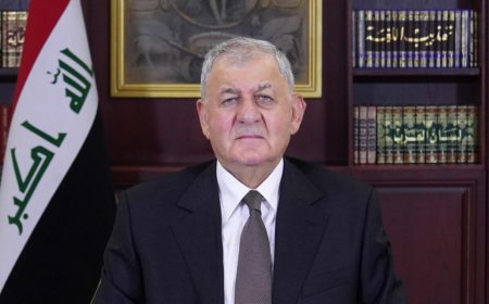سەرۆککۆماری عێراق پیرۆزبایی لە ڕێبەری نوێی ئێران كرد