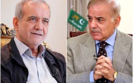 شەریف و پزیشکیان پەیوەندییەکی تەلەفونییان لە بارەی دۆخی ناوچەکە ئەنجامدا
