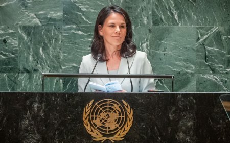 Annalena Baerbock bû seroka Neteweyên Yekbûyî
