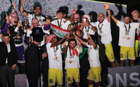 DIHOK BÛ ŞAMPIYON Û KUPAYA IRAQÊ TÎNE KURDISTANÊ