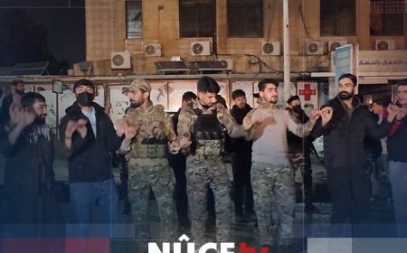 Li Hesekê agirê Newrozê hat vêxistin