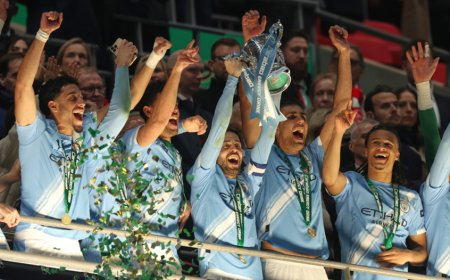 Manchester City bi têkbirina Arsenal Kûpaya Lîgayê ya Îngilîzî qezenc kir