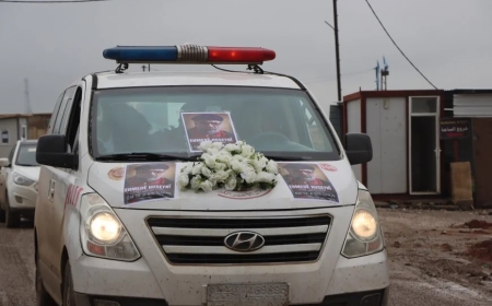 Cenazeyê Ehmed Huseyînî derbasî Rojavayê Kurdistanê bû